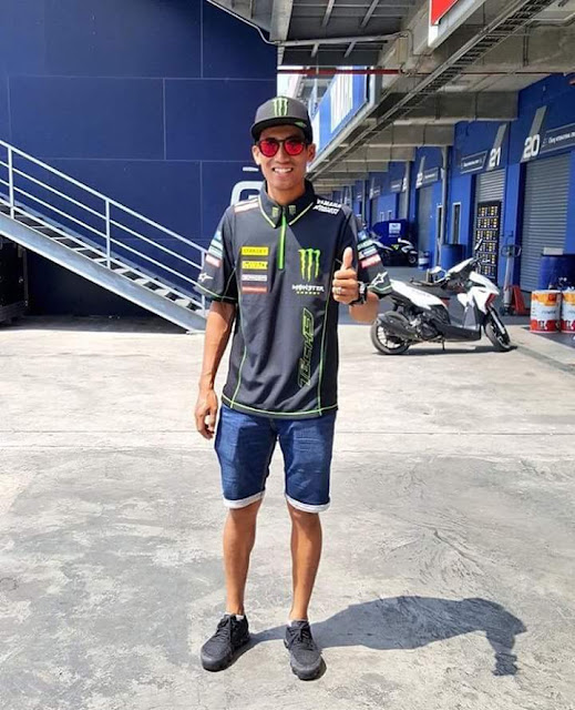 Hafiz di Thailand untuk sesi uji jentera motoGP Malaysia 2018