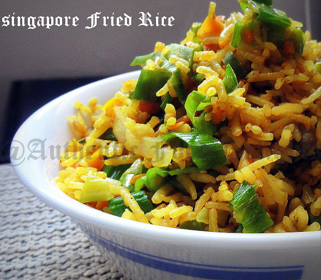 Authentic Food Delights: Singapore Fried Rice