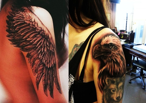4. Small Eagle Tattoos for Women - wide 4