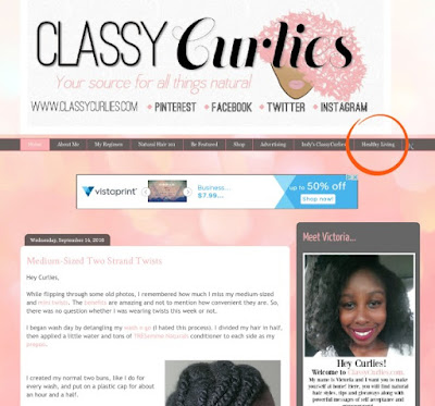 Healthy living tips on classycurlies.com
