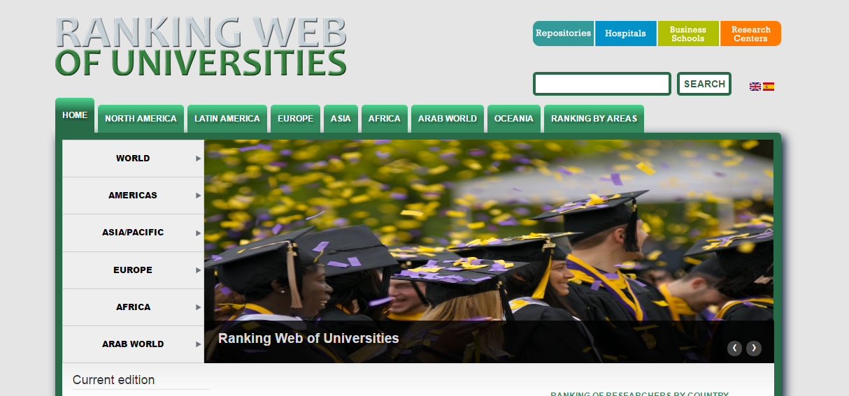 Ranking сайт. Ranking web of Universities. 3) Компьютерный симулятор «Universities World rankings». Ranking web. University website.