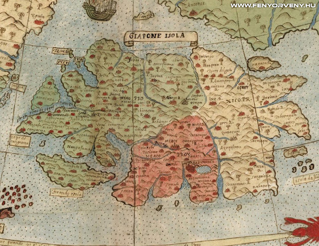 Unikornisok, sárkányok és vízi "szörnyek" is felbukkannak egy 430 éves térképen