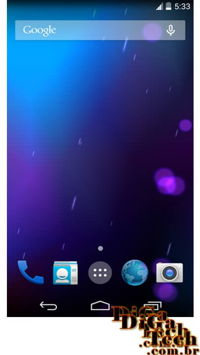 Tela do Android Kit Cat Screen shot Android Kit Cat
