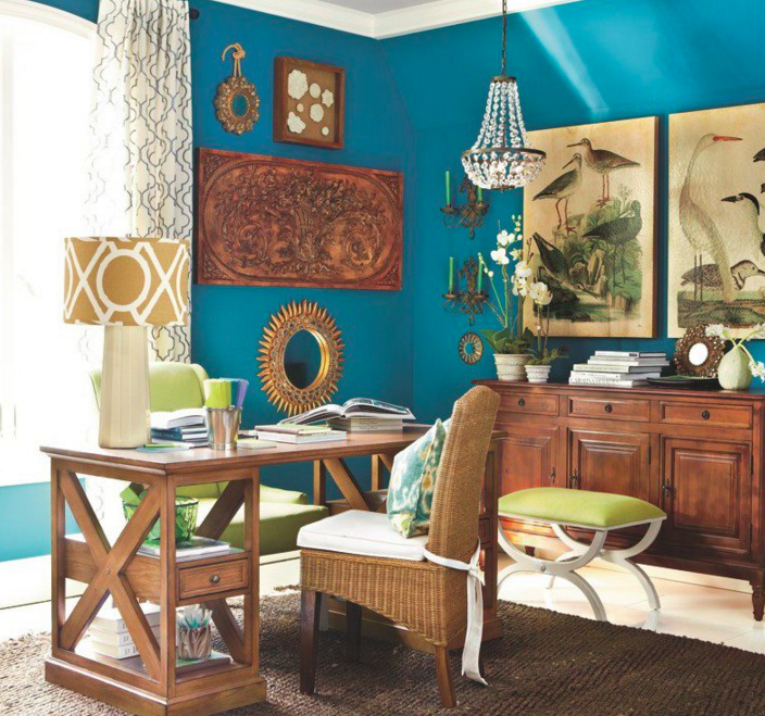 Lisa Mende Design The Pros Share Their Favorite 15 Pea Blue Benjamin Moore Varsity Blue 756