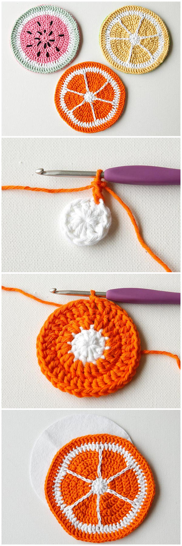 How to Crochet Tutti Frutti Potholders