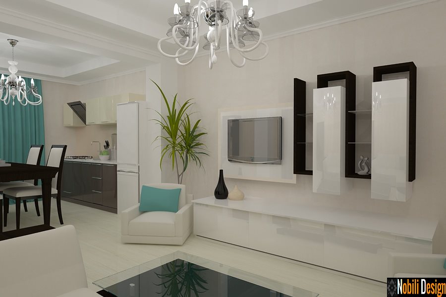 Design interior living casa moderna in Constanta-Design Interior-Amenajari Interioare