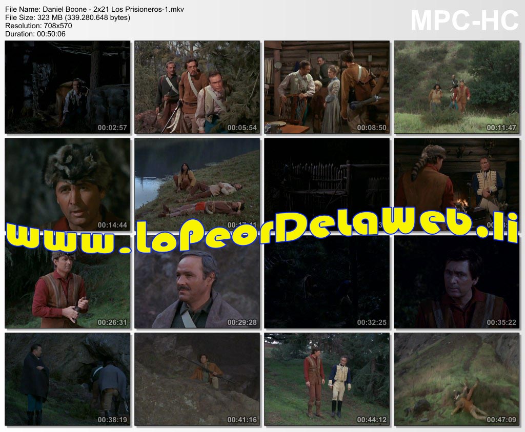 Daniel Boone - Temp. 2 Episodios 18 a 22 (Latino)