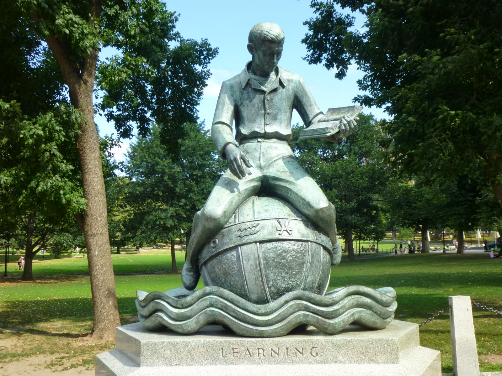 Photoops Figurative Sculptures Learning, Religion and Industry at