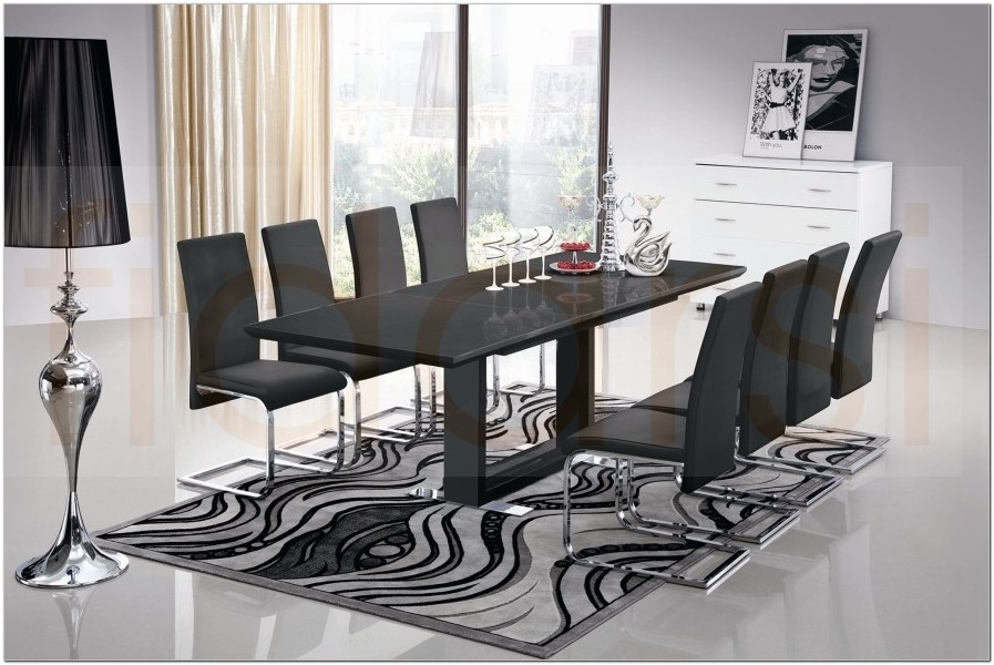 8 Seater Glass Dining Table Sets