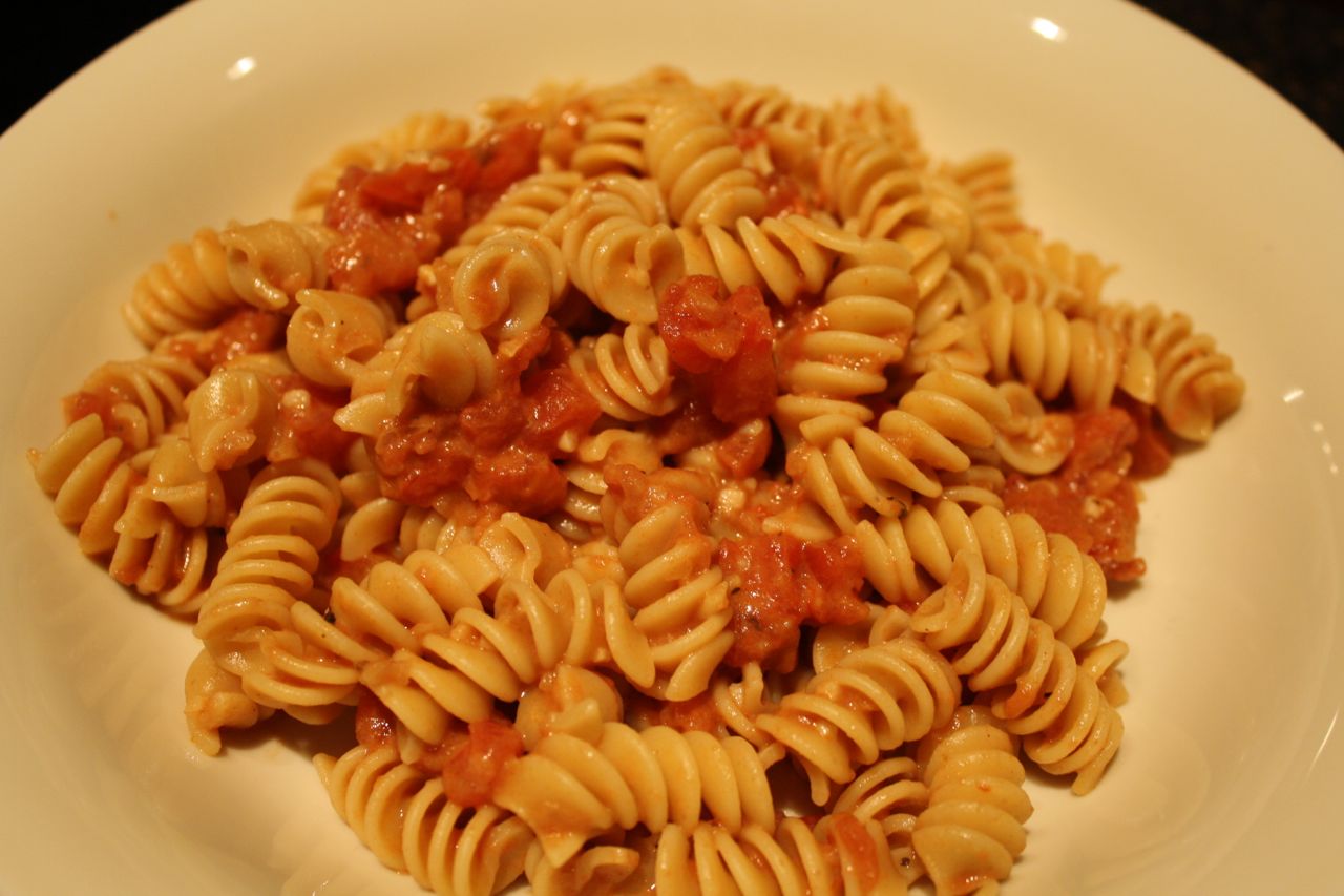 The Roediger House Meal No. 787 Tomato Pasta