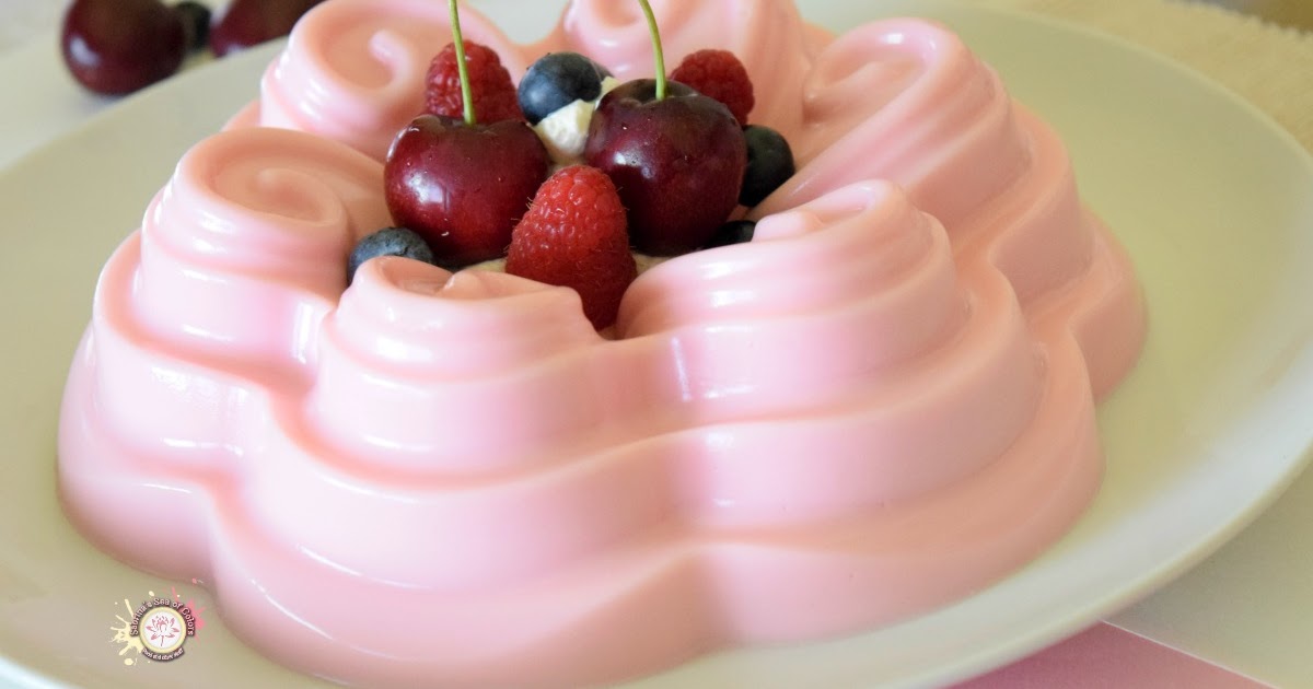 Gelatina de fresa con leche condensada - Sabrina´s Sea of Colors