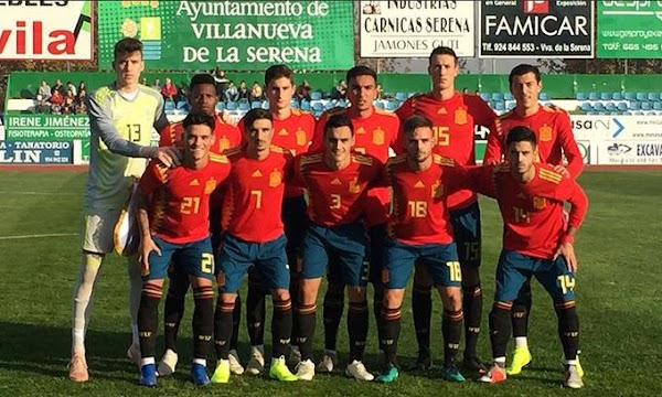 Málaga, Ismael Casas es titular en la victoria de España Sub-18 ante Portugal