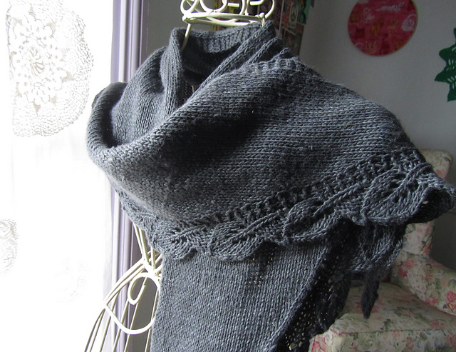 Cold Mountain Stole - Knitty, Summer 2009