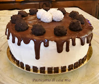drip cake al cioccolato con froasting al mascarpone ricetta di pasticceria di casa mia