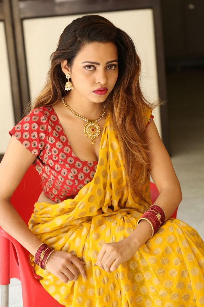 Geetha Shah Hot Looks In Saree 2018 New Photos Of Geetha