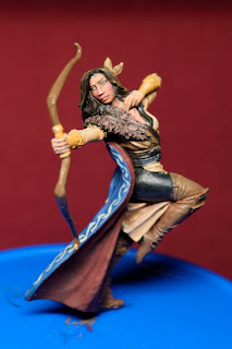 That thigh still haunts me. Fully base coated model - face