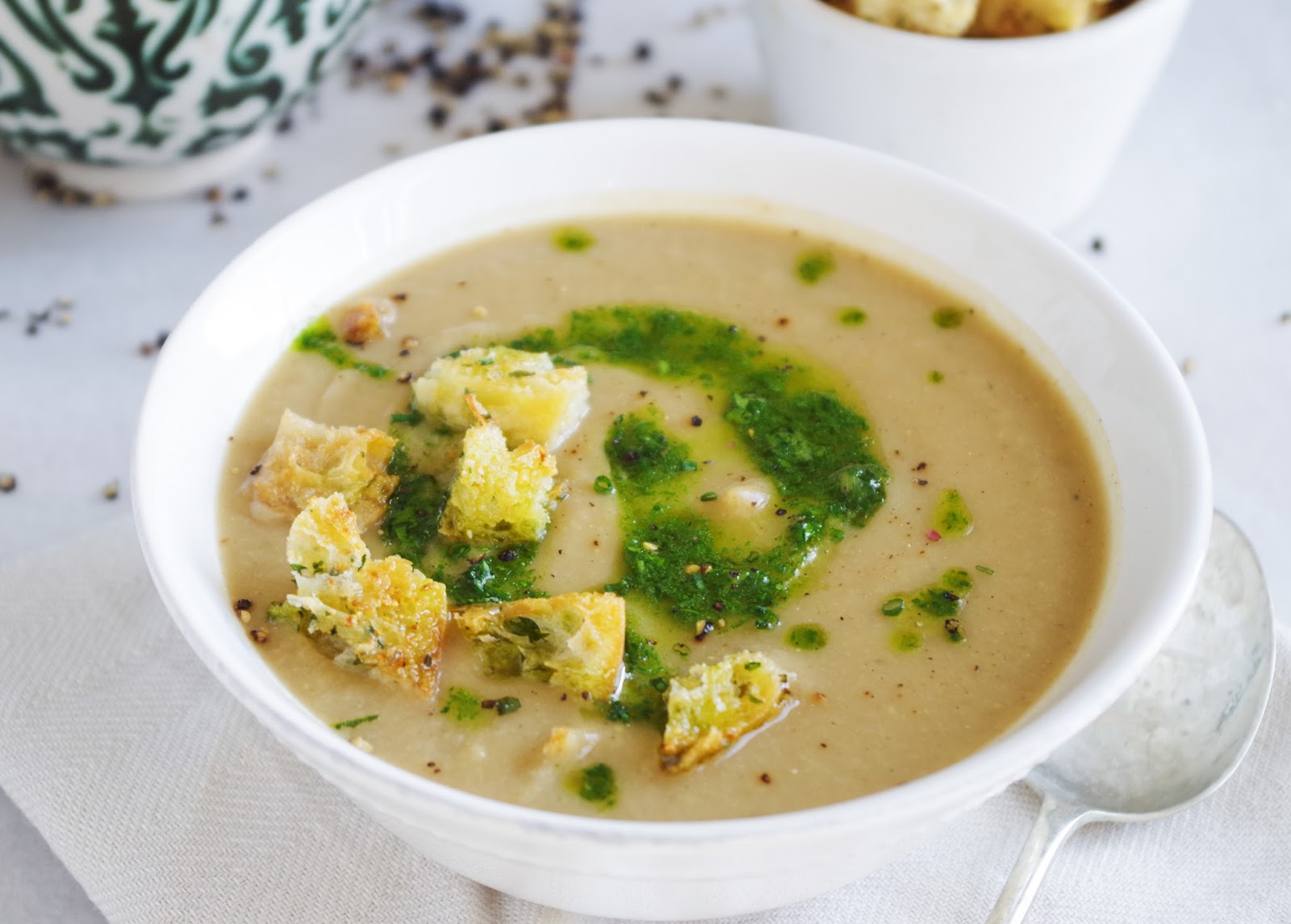 Cauliflower and Chestnut Soup Euphoric Vegan