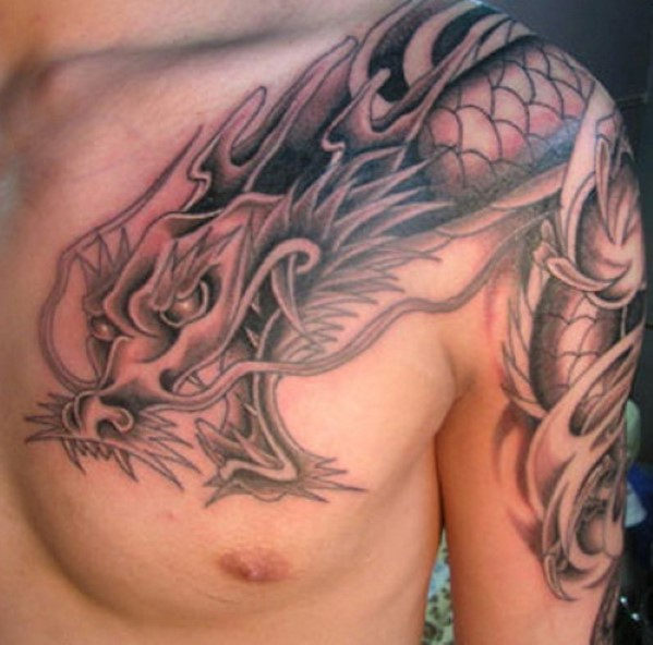 70+ Best Shoulder Tattoos For Guys (2019) Arm to Chest Ideas With