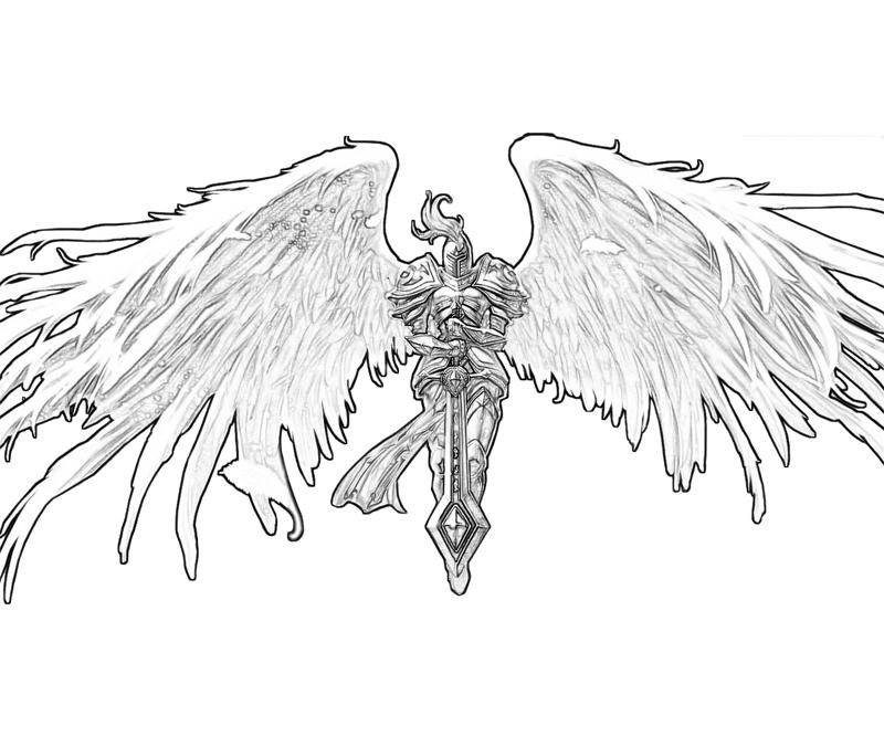 dark angel coloring pages - photo #4