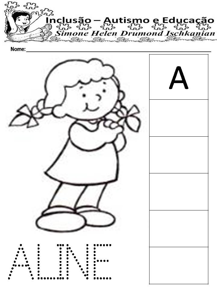 A de ALINE Atividades Educação