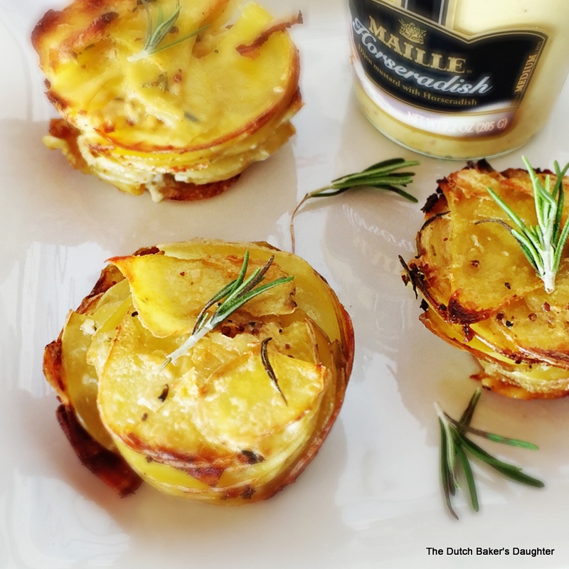 The Dutch Baker's Daughter RosemaryDijon Stacked Potatoes