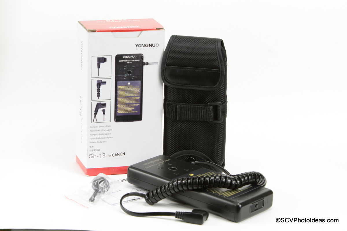 S.C.V. Photography Ideas YongNuo SF18 External Battery Pack for Canon