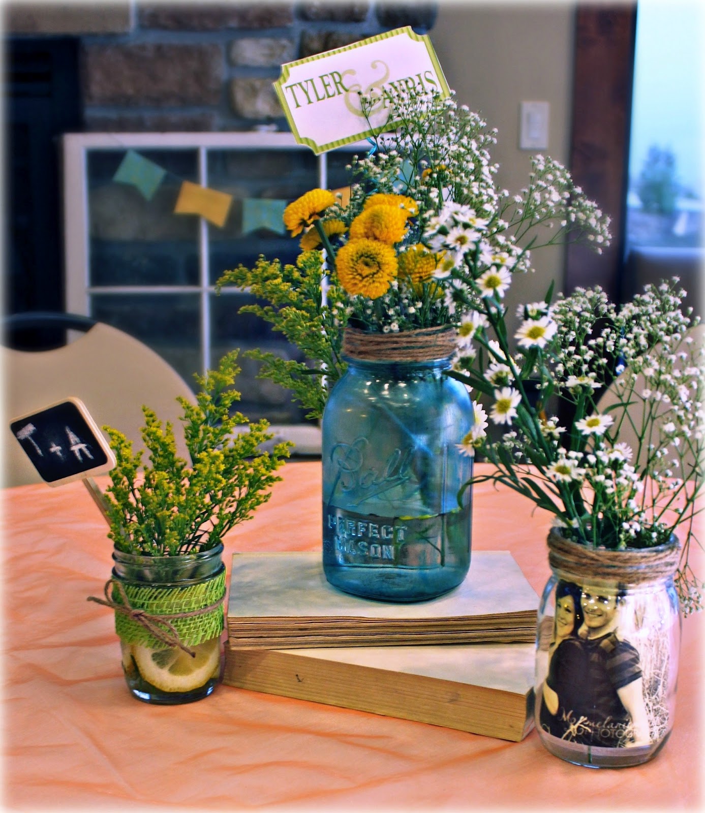 mason jar herb centerpieces easy arts and crafts ideas