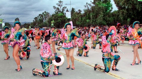 Caporales Centralistas San Miguel representan a Tarija en Bolivia 
