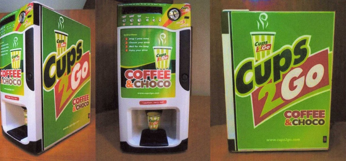 Cups2Go Choco And Coffee Vending Machine Franchise Business Cups2Go