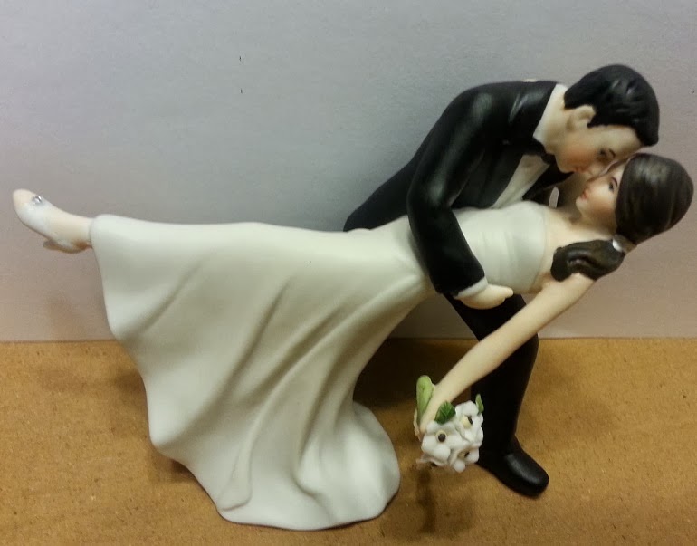 A Romantic Dip Cake Topper A Romantic Dip Cake Topper