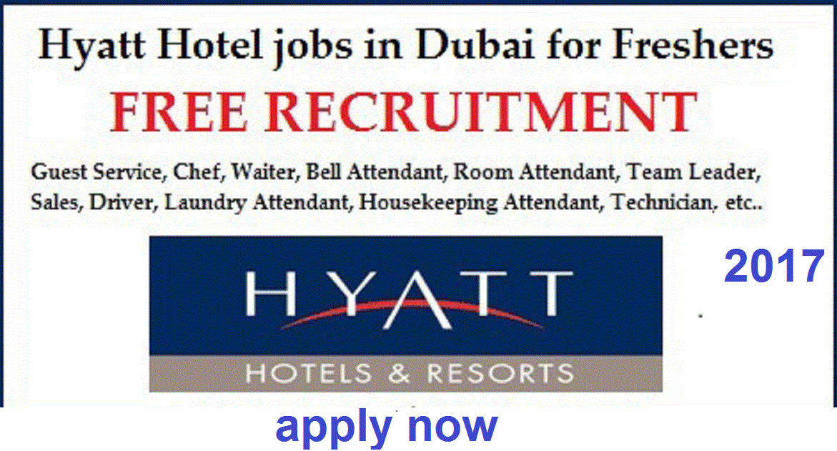 Latest Jobs Vacancies Hyatt_Hotel and Resort 2017