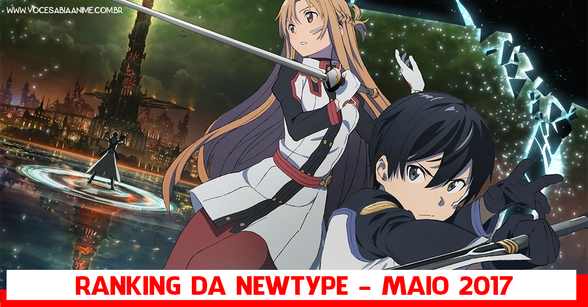 Sword Art Online no Ranking da Newtype ranking newtype