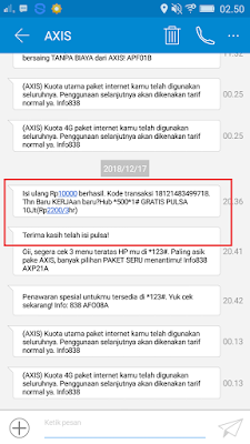 pulsa gratis xl dan axis