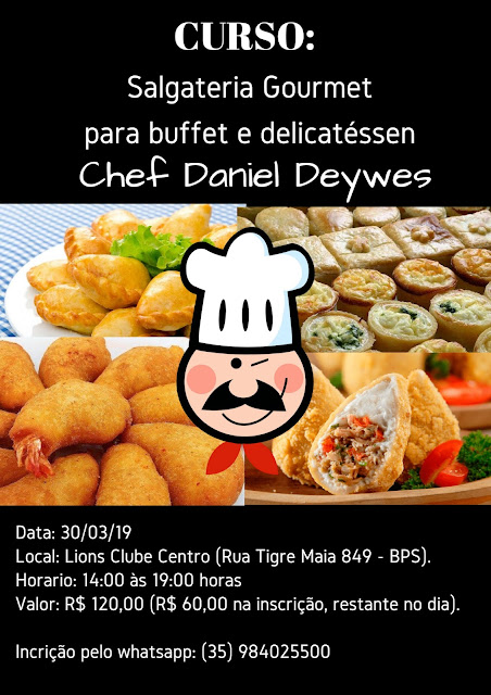 Curso de Salgateria Gourmet com Chef Daniel Deywes.
