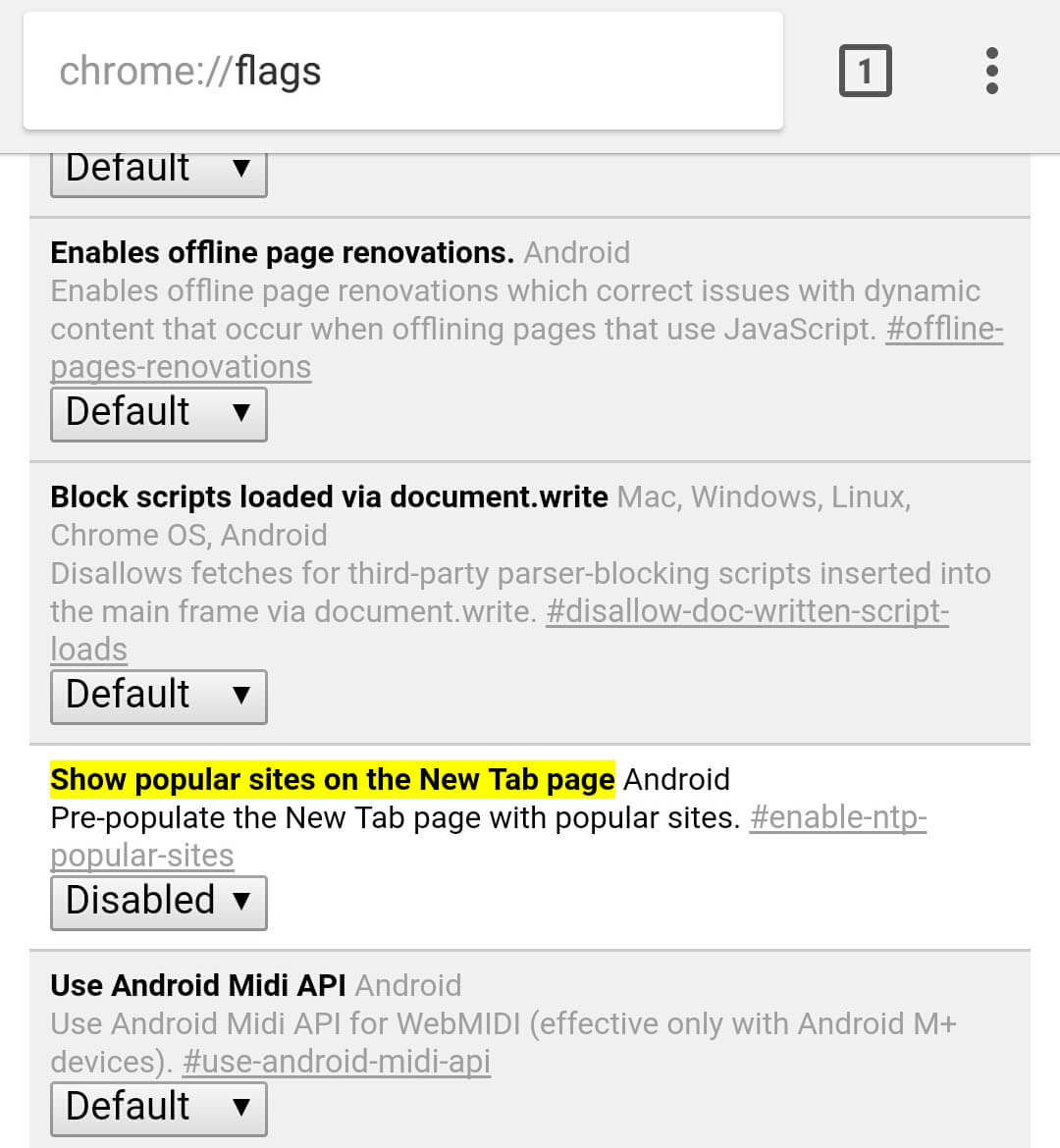 How to Remove Popular Sites in Google Chrome Android