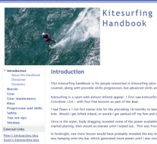 Kitesurfing handbook
