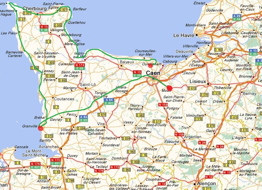 Les Mobs Trotters l'itinéraire