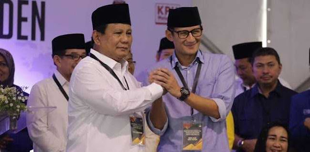 Prabowo-Sandi Menang di Jakarta Selatan