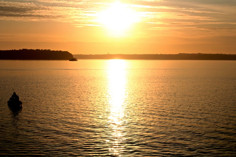 Brest couché de soleil France province