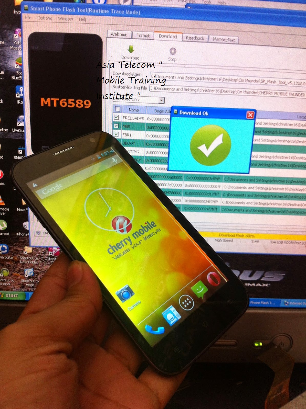 Flashing with USB Cable Asia Mobile Tech Guru