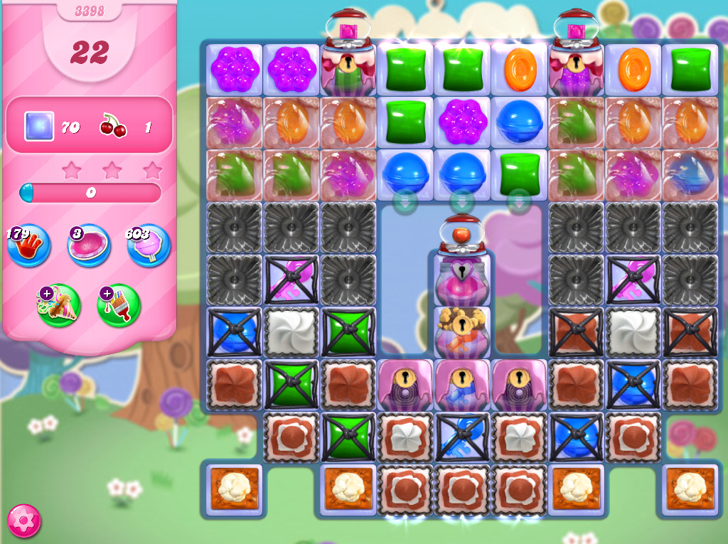 Candy Crush Saga level 3398 Candy Crush Saga level 3398