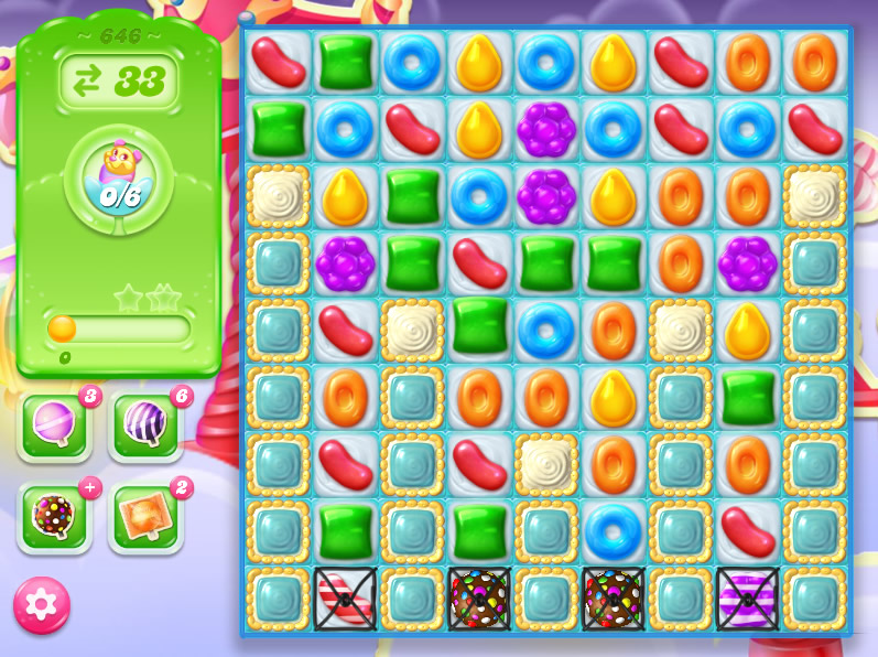 Candy Crush Jelly Saga level 646 Candy Crush Jelly Saga level 646