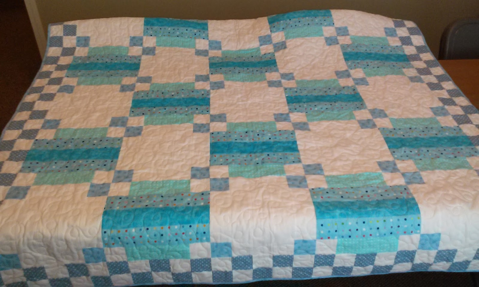Bunbear Quilts Baby Blue Done