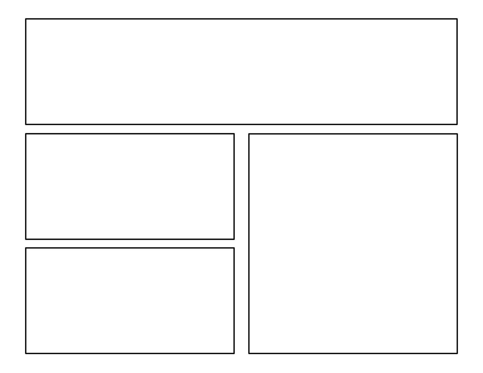 3rd grade: First Batch of Comic Templates 3rd grade: First Batch of Comic Templates