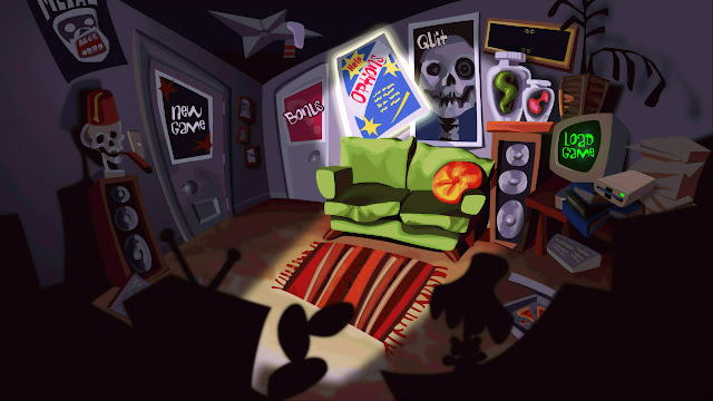 Day of the tentacle remastered main menu screen