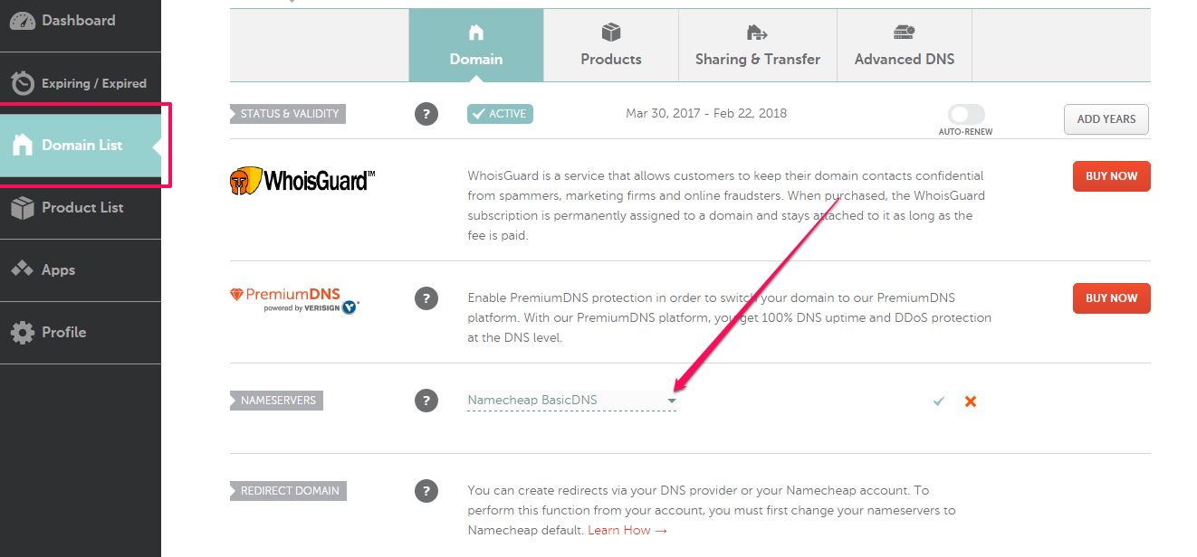 Namecheap coupon transfer domain