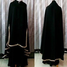 gamis syar'i pesta elegan gamis syar'i pesta elegan