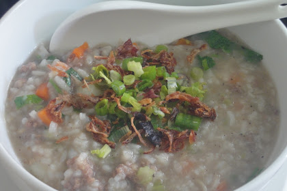 Resepi Bubur Nasi Daging Simple