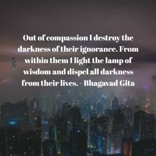 65 Famous quotes and sayings by Bhagavad Gita