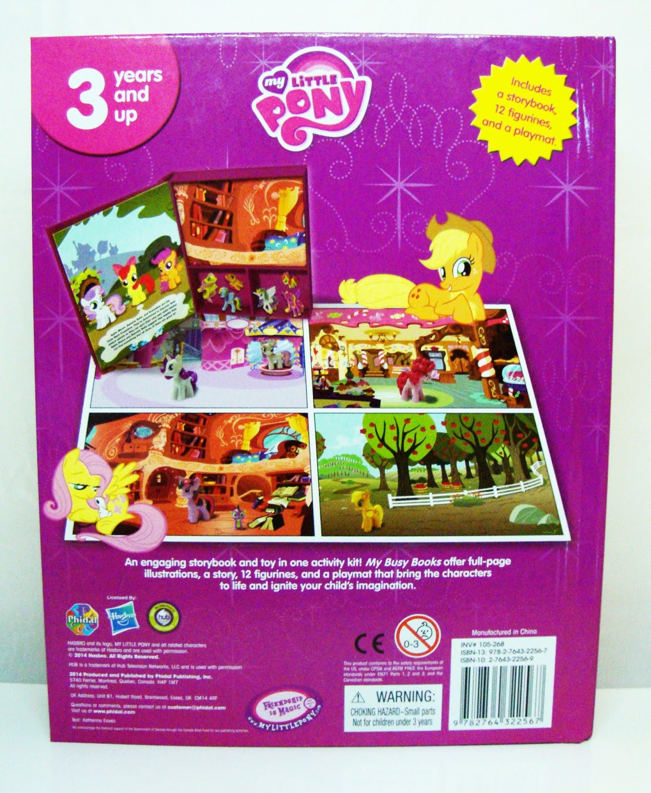 MY LITTLE PONY MY BUSY BOOKS WITH 12 FIGURINES & A PLAYMAT NEW eBay